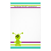 Little Monster Alien Creatures stationery