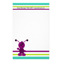 Little Monster Alien Creatures stationery