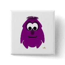 Little Monster Barry Pie buttons by charactercraze Little Monster Barry Pie buttons