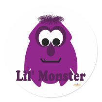 Little Monster Barry Pie Lil' Monster stickers