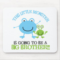 Little Monster Big Brother T-shirt mousepads