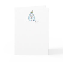 LITTLE MONSTER birthday Greeting Card