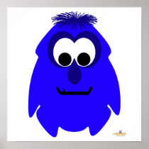 Little Monster Bobby Bright Print