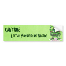 Little Monster Bumper Sticker bumper stickers