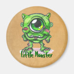 Little Monster Button Refrigerator Magnet