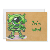 Little Monster Invitation
