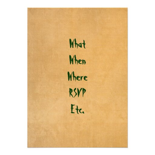 Little Monster Invitation