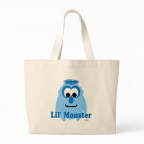 Little Monster Surfer Dude Lil' Monster Tote Bags