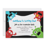 Little Monsters Birthday Invitation