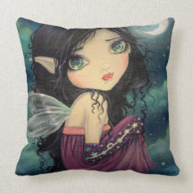 Little Moon Big-Eye Fairy Fantasy Art Pillows