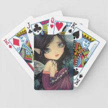 Little Moon Gothic Big-Eye Fairy Art Bicycle Card Deck