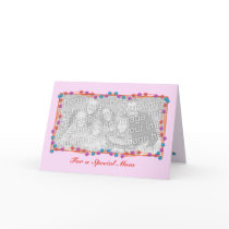 Little Mother's Day Flowers (photo frame) cards