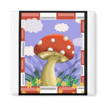 little mushroom with background magnets by valarie79 little mushroom with background magnets