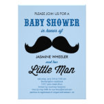 Little Mustache Baby Shower Invitations invitations
