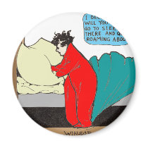 "Little Nemo" in Bed magnets