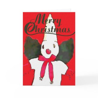 Little New Orleans Snowman Card