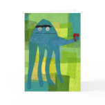 Little Octopus Birthday Greeting Greeting Cards