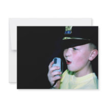Little Officer 6 Invitation