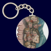 Little Old Woman Who Lived In A Shoe keychains
