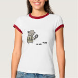 Little One detective womens ringer t-shirt