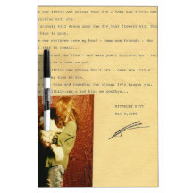 little one old poem Dry-Erase whiteboards