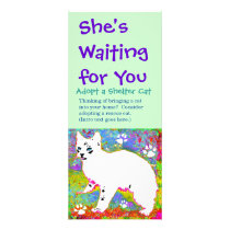 "Little One Spring" Cat Rescue Rack Cards