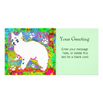 Little One Spring Custom Card Photo Greeting Card