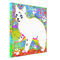 Little One Spring Wrapped Canvas