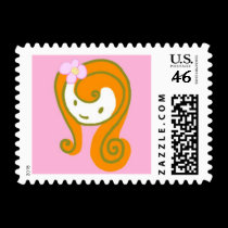 Little Ophelia Postage Stamps stamps