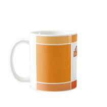 little orange bird mugs