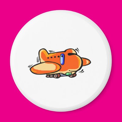 Little Orange Plane Magnets Zazzle_magnet Little Orange Plane Magnets Zazzle_magnet
