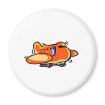 Little Orange Plane Magnets