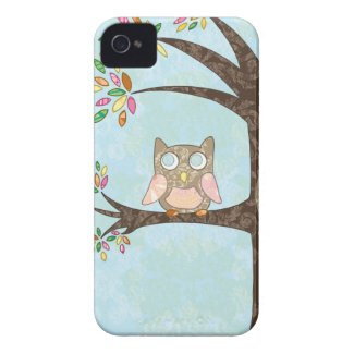Little Owl iPhone Case iPhone 4 Case-Mate Cases