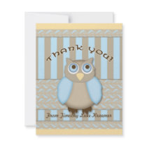 Little Owl Note Card invitations by NicChic Little Owl Note Card invitations