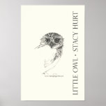 Little Owl Portfolio Poster (11 x 16.5 in) posters