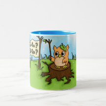 Little Owl's Math Lesson Mugs