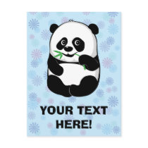 Little Panda Boy [personalize] Post Cards