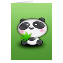 Little Panda Cub Card