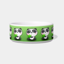 Little Panda Cub Cat Water Bowl