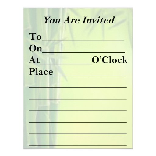 Little Panda Cub Custom Invitations