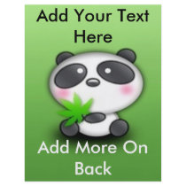 Little Panda Cub flyers by GAZoomIn Little Panda Cub flyers