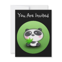 Little Panda Cub invitations by GAZoomIn Little Panda Cub invitations