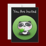 Little Panda Cub invitations