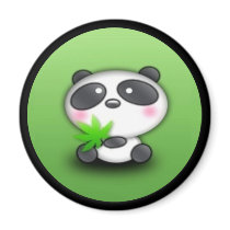 Little Panda Cub Refrigerator Magnet