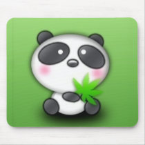 Little Panda Cub mousepads