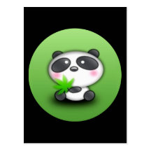 Little Panda Cub Postcard