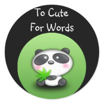 Little Panda Cub stickers