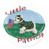 "Little Patriot" stickers by mareen "Little Patriot" stickers