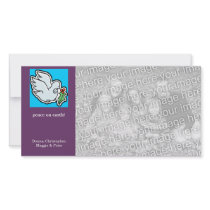 Little Peace Dove Holiday Photo Card
