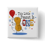 Little Peanut 1st Birthday Pinback Buttons